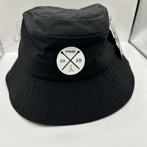 Ping Bucket Hat Golf Hat New 1959 Black